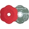 Pferd COMBICLICK CONTOUR Fiber Disc, 5'' Dia, 80 Grit, Ceramic oxide CO-COOL 40801 - alternate 1